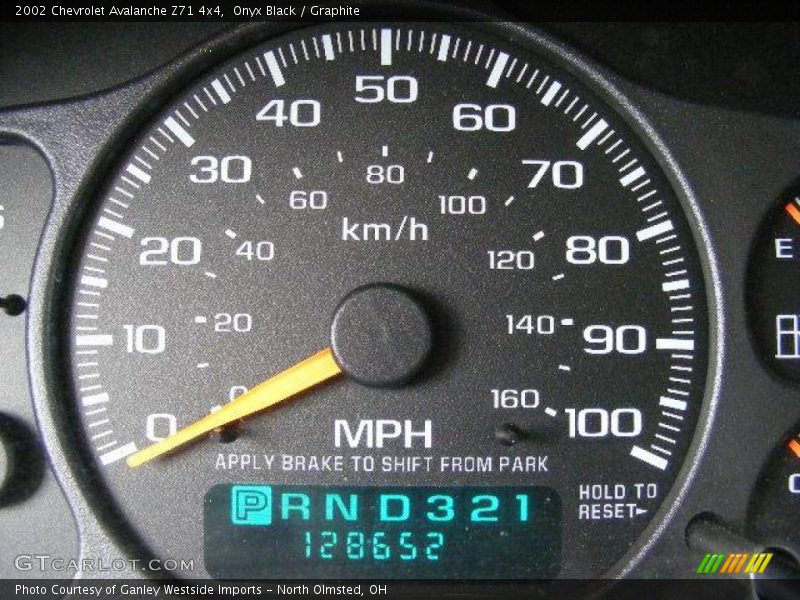 Onyx Black / Graphite 2002 Chevrolet Avalanche Z71 4x4