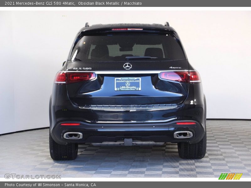 Obsidian Black Metallic / Macchiato 2021 Mercedes-Benz GLS 580 4Matic