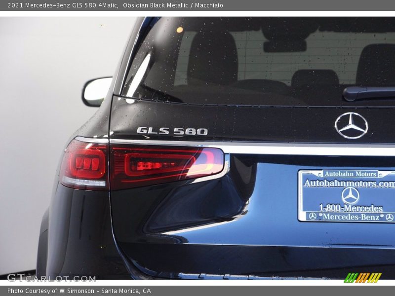 Obsidian Black Metallic / Macchiato 2021 Mercedes-Benz GLS 580 4Matic