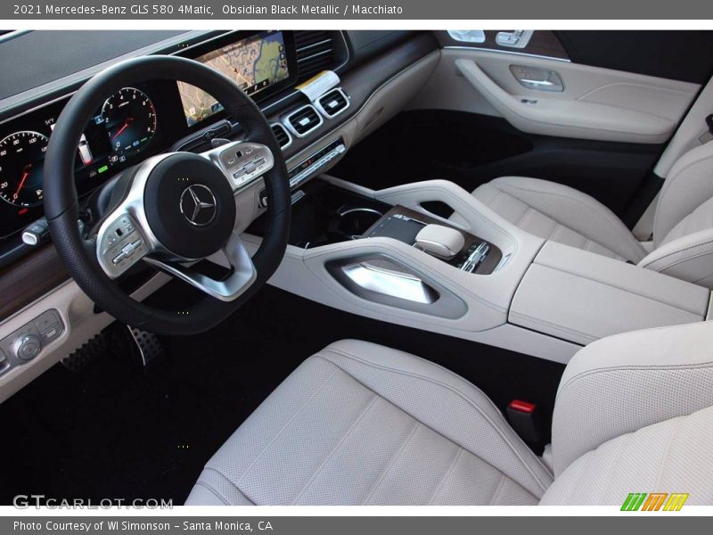 Obsidian Black Metallic / Macchiato 2021 Mercedes-Benz GLS 580 4Matic