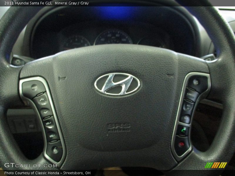Mineral Gray / Gray 2011 Hyundai Santa Fe GLS