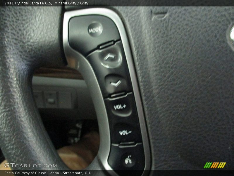 Mineral Gray / Gray 2011 Hyundai Santa Fe GLS