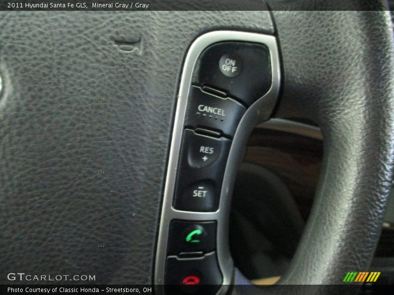 Mineral Gray / Gray 2011 Hyundai Santa Fe GLS