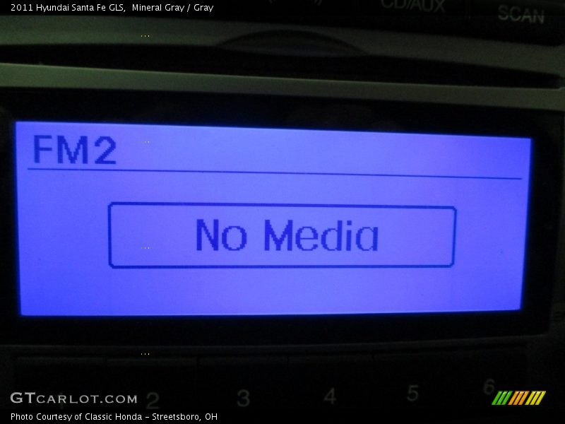 Mineral Gray / Gray 2011 Hyundai Santa Fe GLS