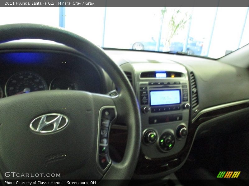 Mineral Gray / Gray 2011 Hyundai Santa Fe GLS