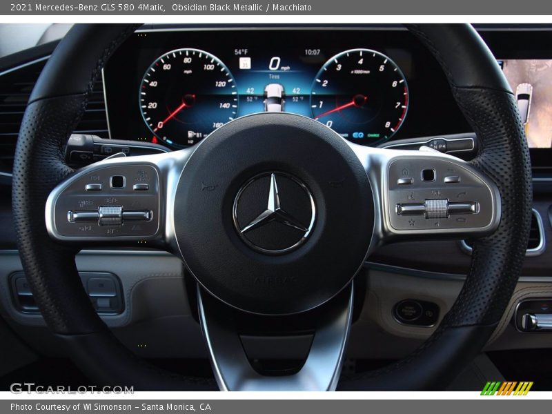 Obsidian Black Metallic / Macchiato 2021 Mercedes-Benz GLS 580 4Matic