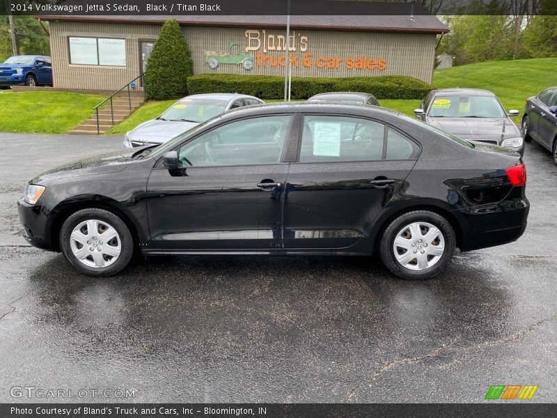 Black / Titan Black 2014 Volkswagen Jetta S Sedan