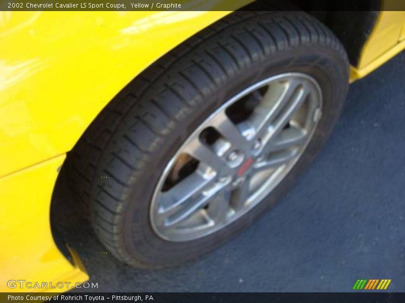 Yellow / Graphite 2002 Chevrolet Cavalier LS Sport Coupe