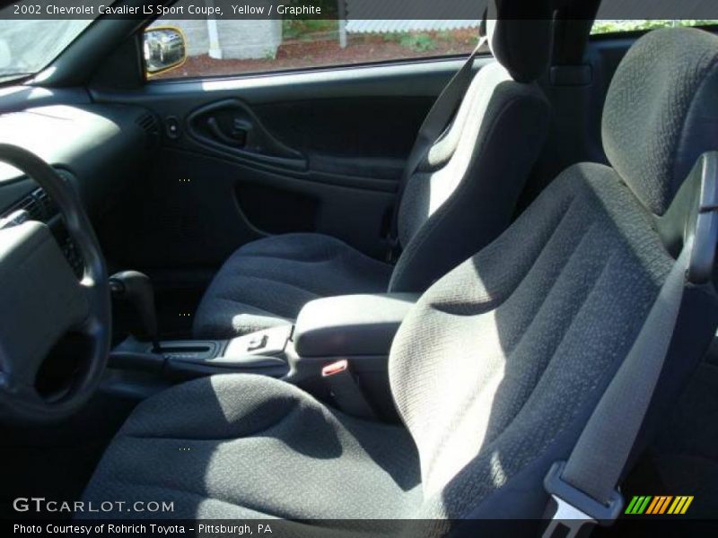Yellow / Graphite 2002 Chevrolet Cavalier LS Sport Coupe