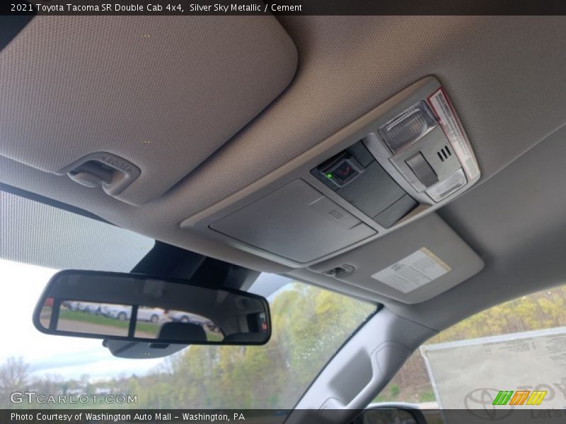 Silver Sky Metallic / Cement 2021 Toyota Tacoma SR Double Cab 4x4