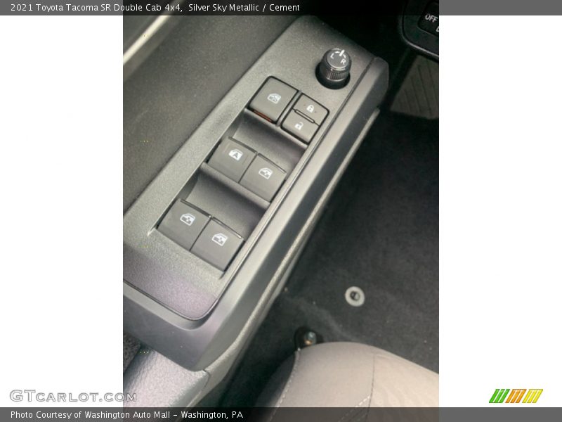Silver Sky Metallic / Cement 2021 Toyota Tacoma SR Double Cab 4x4