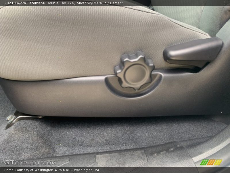 Silver Sky Metallic / Cement 2021 Toyota Tacoma SR Double Cab 4x4