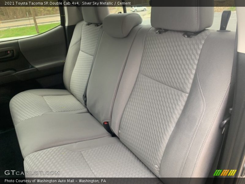 Silver Sky Metallic / Cement 2021 Toyota Tacoma SR Double Cab 4x4