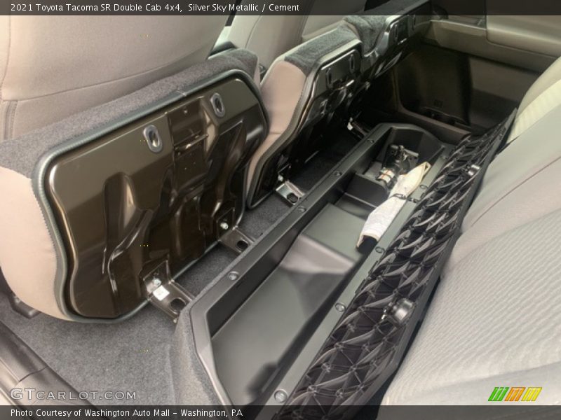 Silver Sky Metallic / Cement 2021 Toyota Tacoma SR Double Cab 4x4