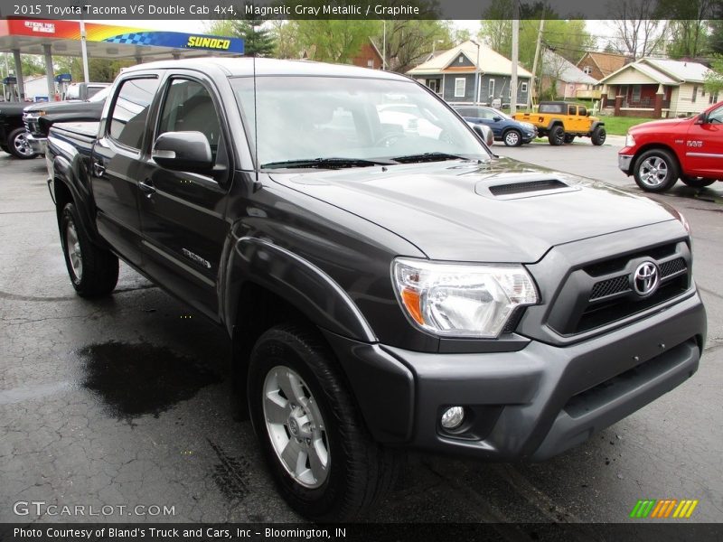 Magnetic Gray Metallic / Graphite 2015 Toyota Tacoma V6 Double Cab 4x4