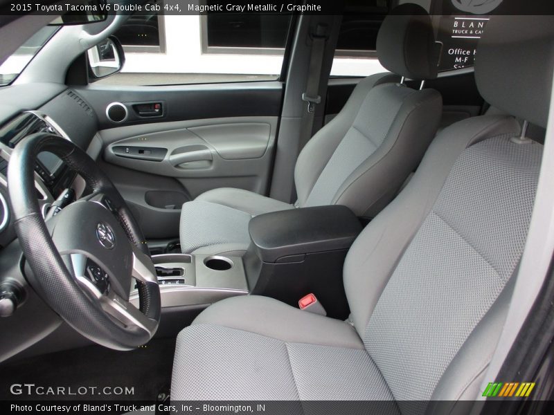 Magnetic Gray Metallic / Graphite 2015 Toyota Tacoma V6 Double Cab 4x4