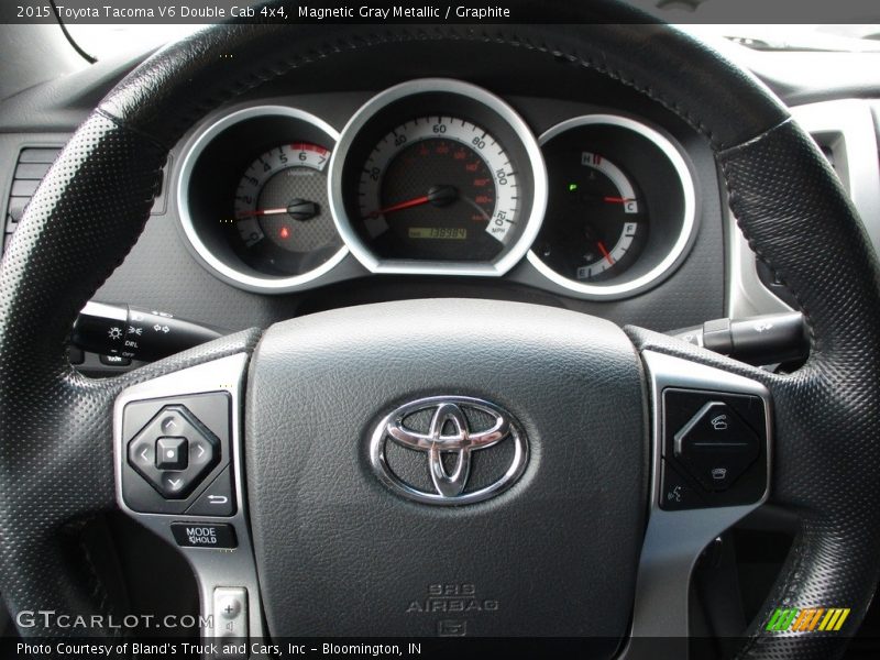 Magnetic Gray Metallic / Graphite 2015 Toyota Tacoma V6 Double Cab 4x4