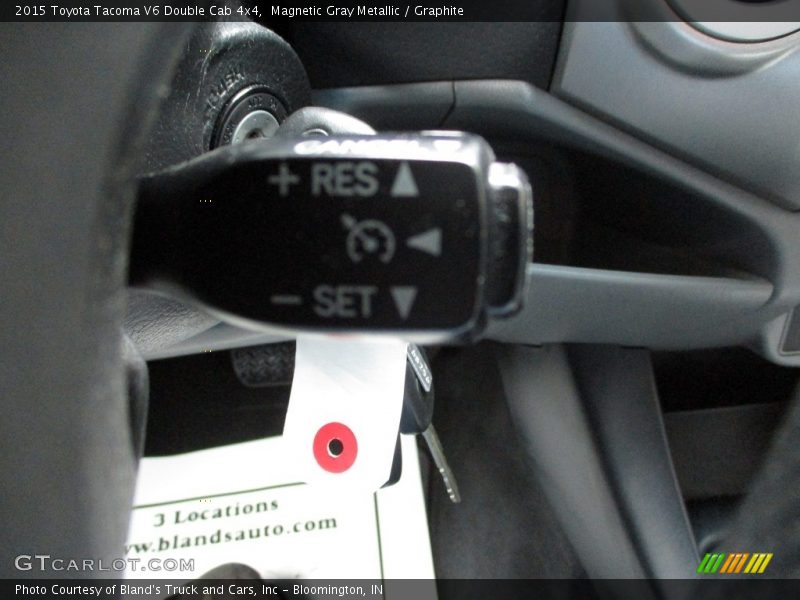 Magnetic Gray Metallic / Graphite 2015 Toyota Tacoma V6 Double Cab 4x4