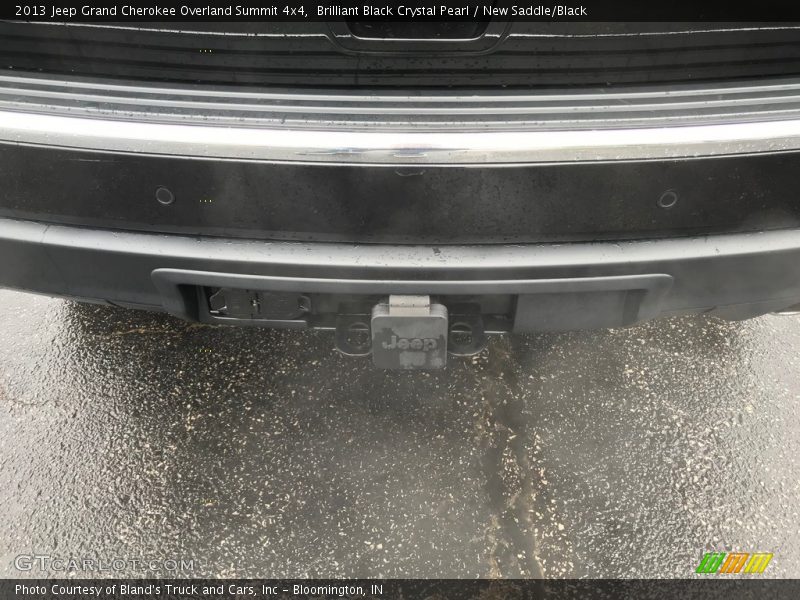 Brilliant Black Crystal Pearl / New Saddle/Black 2013 Jeep Grand Cherokee Overland Summit 4x4