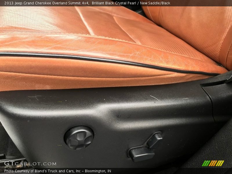 Brilliant Black Crystal Pearl / New Saddle/Black 2013 Jeep Grand Cherokee Overland Summit 4x4
