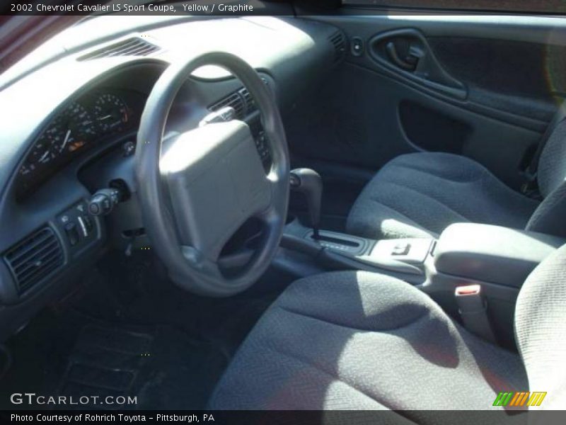 Yellow / Graphite 2002 Chevrolet Cavalier LS Sport Coupe