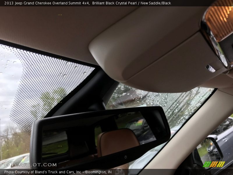 Brilliant Black Crystal Pearl / New Saddle/Black 2013 Jeep Grand Cherokee Overland Summit 4x4