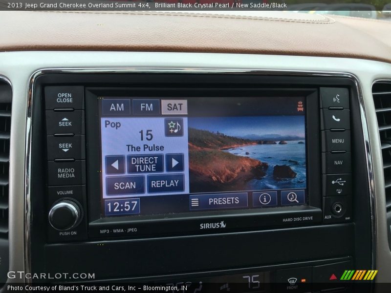 Brilliant Black Crystal Pearl / New Saddle/Black 2013 Jeep Grand Cherokee Overland Summit 4x4