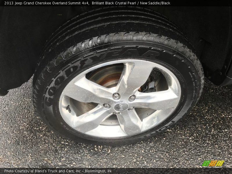 Brilliant Black Crystal Pearl / New Saddle/Black 2013 Jeep Grand Cherokee Overland Summit 4x4
