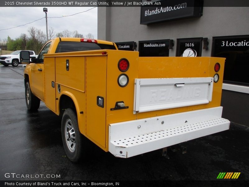 Yellow / Jet Black/Dark Ash 2015 Chevrolet Silverado 3500HD WT Regular Cab Utility