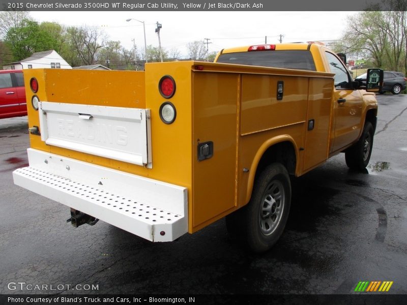 Yellow / Jet Black/Dark Ash 2015 Chevrolet Silverado 3500HD WT Regular Cab Utility