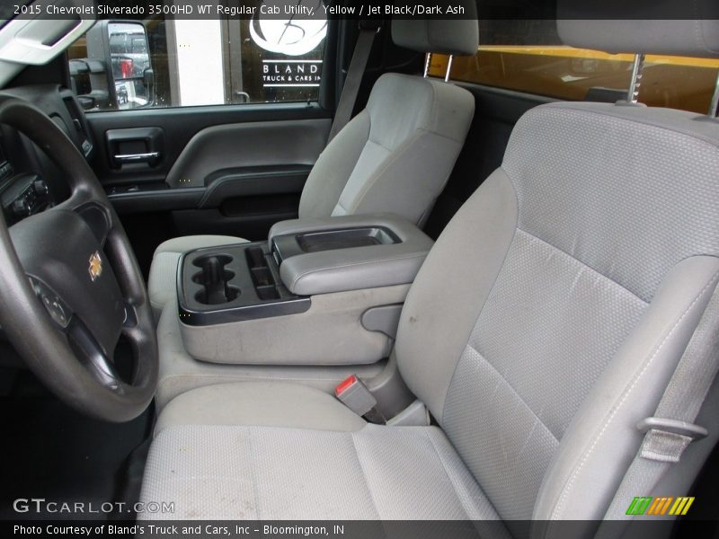 Yellow / Jet Black/Dark Ash 2015 Chevrolet Silverado 3500HD WT Regular Cab Utility