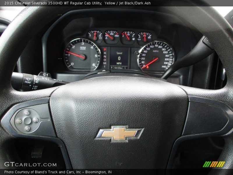 Yellow / Jet Black/Dark Ash 2015 Chevrolet Silverado 3500HD WT Regular Cab Utility