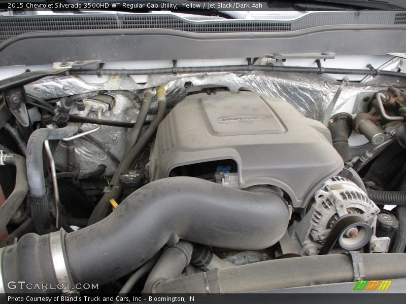 Yellow / Jet Black/Dark Ash 2015 Chevrolet Silverado 3500HD WT Regular Cab Utility