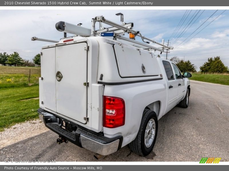 Summit White / Light Cashmere/Ebony 2010 Chevrolet Silverado 1500 Hybrid Crew Cab