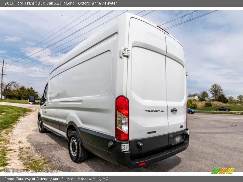 Oxford White / Pewter 2016 Ford Transit 350 Van XL HR Long
