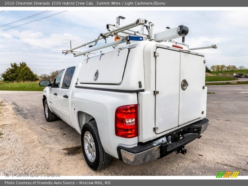 Summit White / Light Cashmere/Ebony 2010 Chevrolet Silverado 1500 Hybrid Crew Cab
