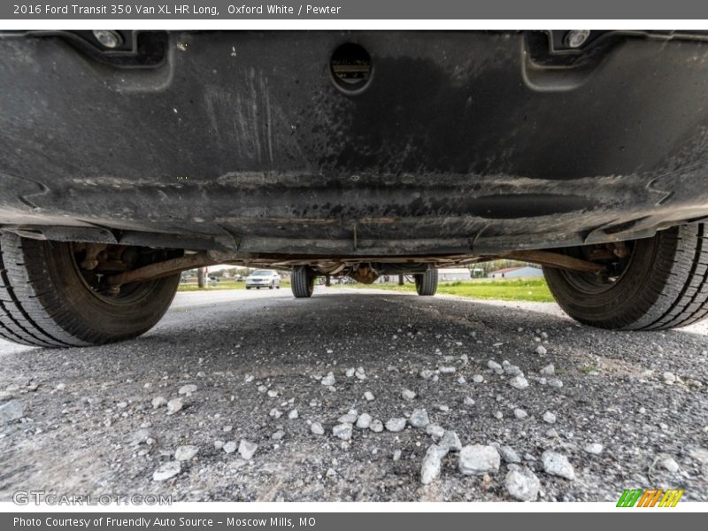Oxford White / Pewter 2016 Ford Transit 350 Van XL HR Long