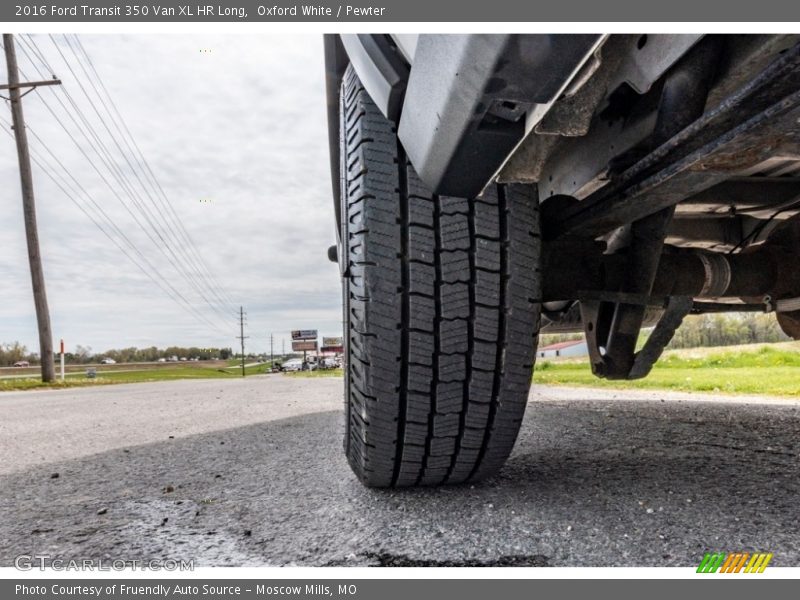 Oxford White / Pewter 2016 Ford Transit 350 Van XL HR Long