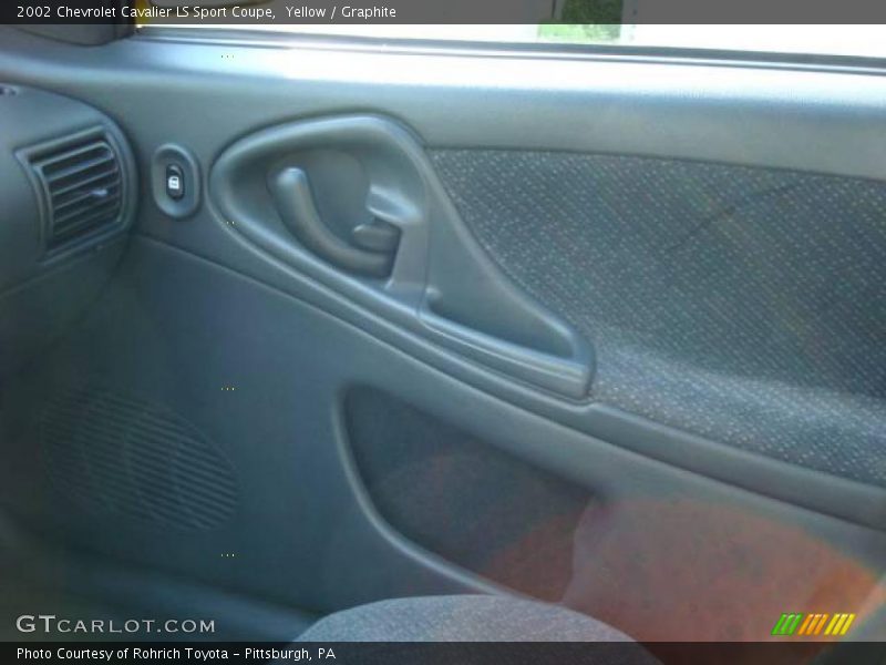Yellow / Graphite 2002 Chevrolet Cavalier LS Sport Coupe