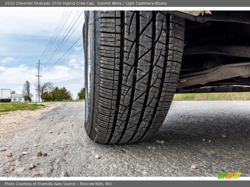 Summit White / Light Cashmere/Ebony 2010 Chevrolet Silverado 1500 Hybrid Crew Cab