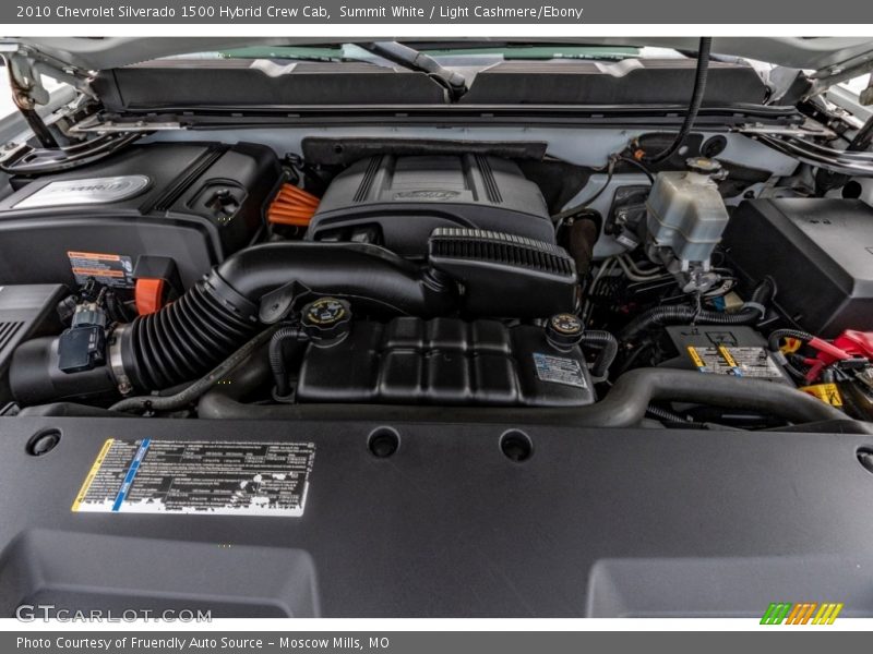  2010 Silverado 1500 Hybrid Crew Cab Engine - 6.0 Liter Flex-Fuel OHV 16-Valve VVT Vortec V8 Gasoline/Electric Hybrid