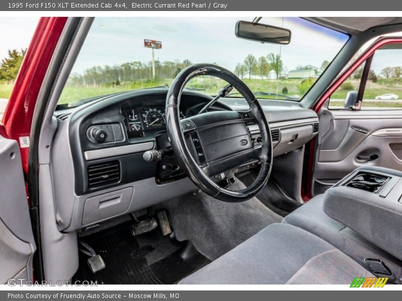  1995 F150 XLT Extended Cab 4x4 Gray Interior