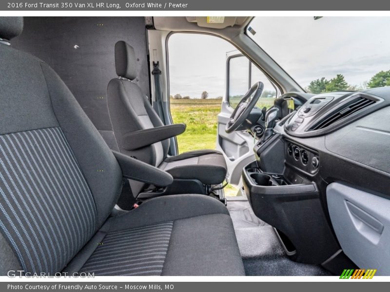 Front Seat of 2016 Transit 350 Van XL HR Long