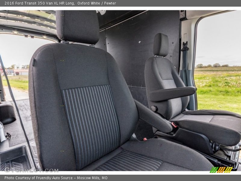 Front Seat of 2016 Transit 350 Van XL HR Long