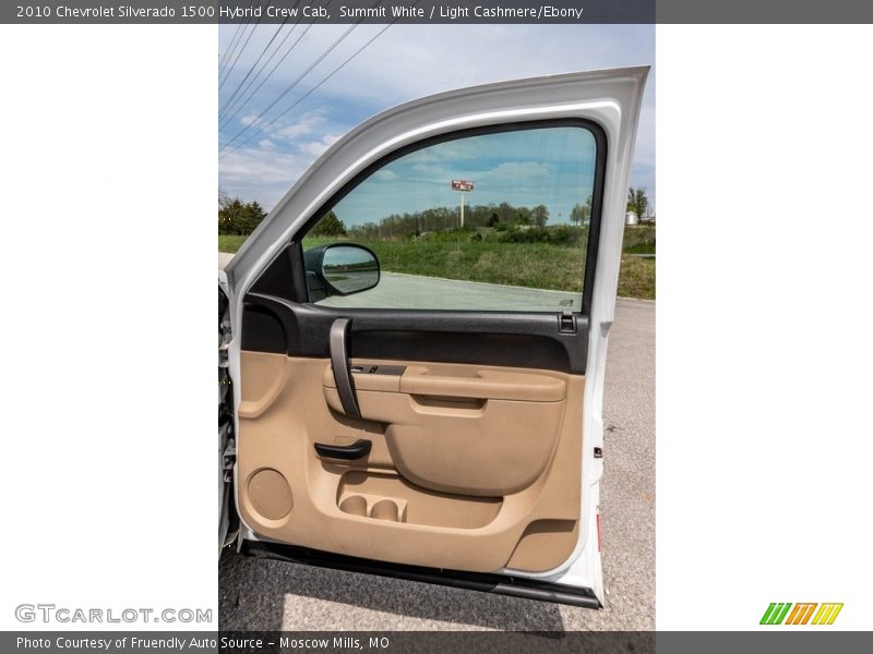 Summit White / Light Cashmere/Ebony 2010 Chevrolet Silverado 1500 Hybrid Crew Cab