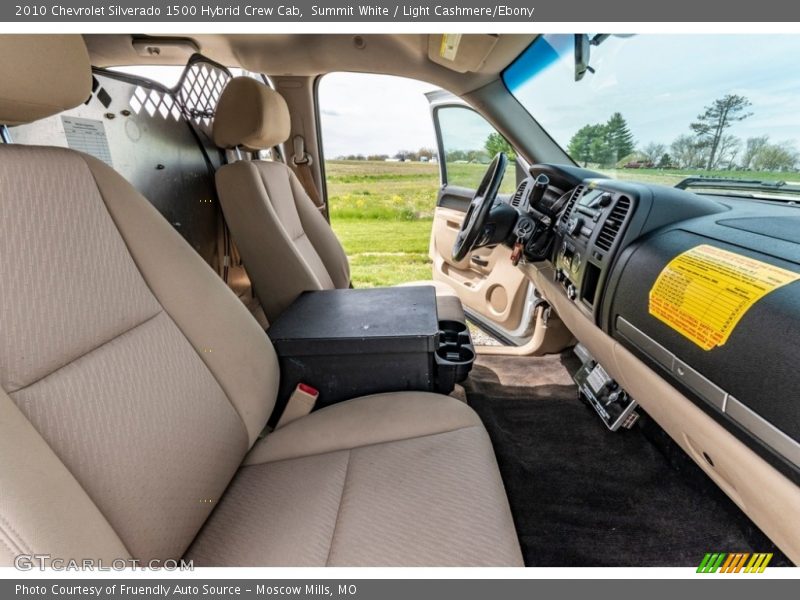 Front Seat of 2010 Silverado 1500 Hybrid Crew Cab