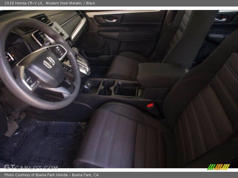 Modern Steel Metallic / Black 2018 Honda CR-V LX