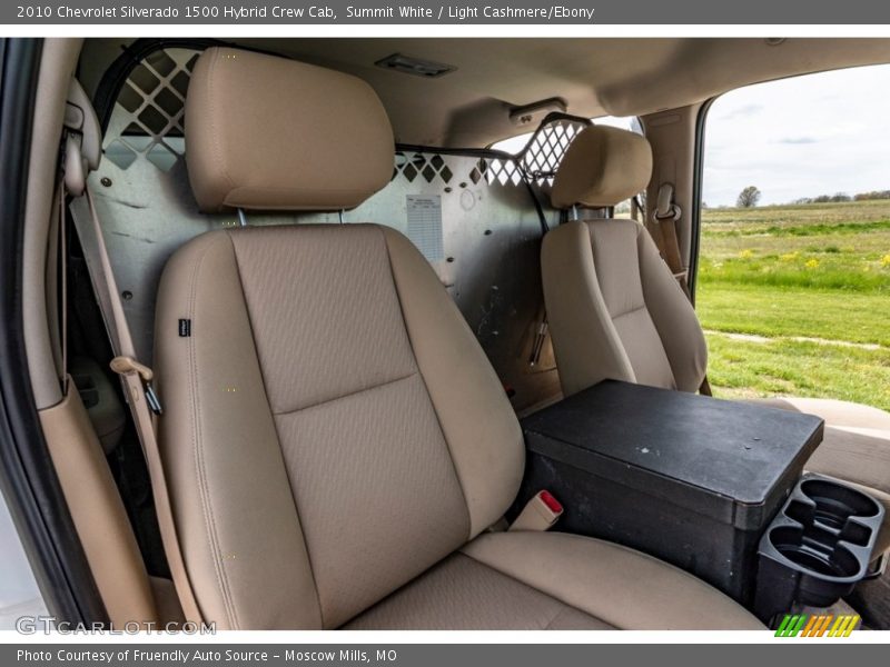 Front Seat of 2010 Silverado 1500 Hybrid Crew Cab