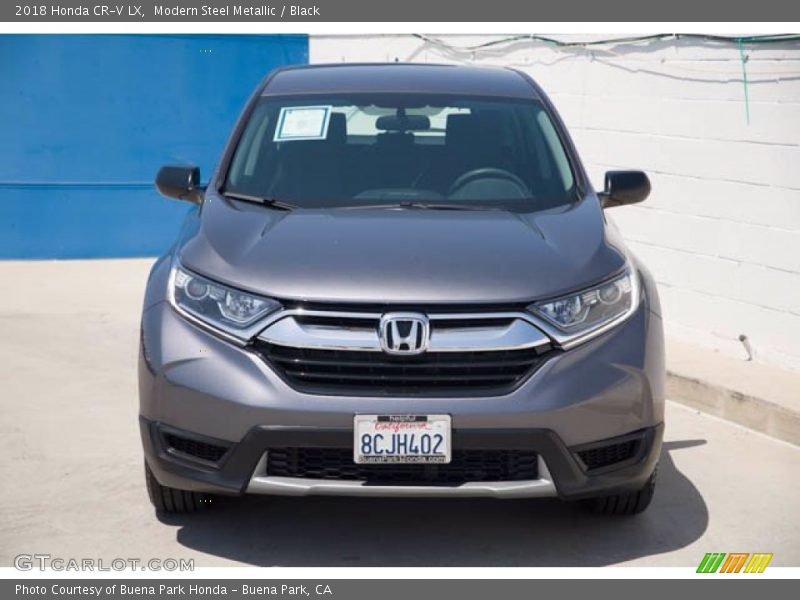 Modern Steel Metallic / Black 2018 Honda CR-V LX