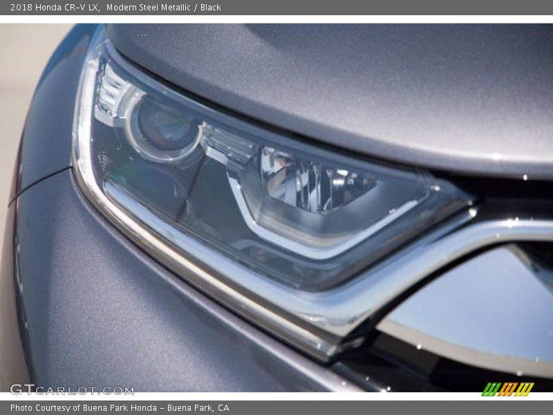 Modern Steel Metallic / Black 2018 Honda CR-V LX